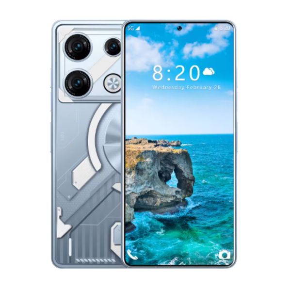 Globale Version GT10 Pro Android 10 Smartphone 7,3-Zoll-Display 3GB RAM 32GB ROM Dual SIM Standby 4G 5G Mobile English Games TV Video Englisch