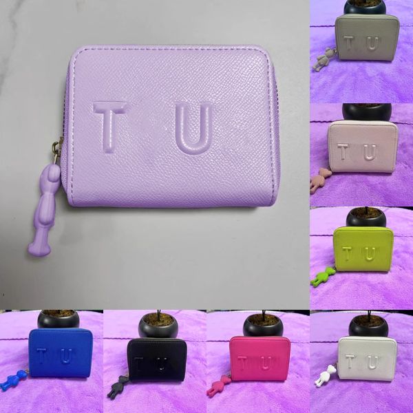 Designer carteiras de couro luxo titular do cartão de crédito bolsa sacos personalizados e requintados bolsa carteira bolsa sacos moda feminina de bolsas de moedas zippy de alta qualidade