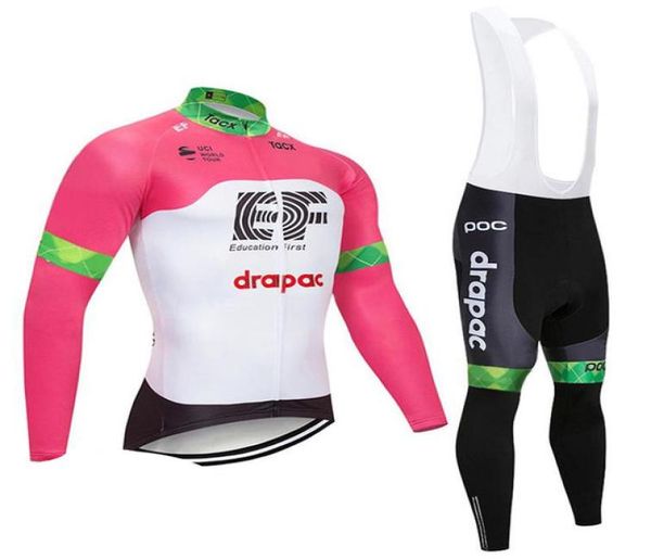 RCC EF ternos masculinos inverno ciclismo equitação bicicleta conjunto de manga longa ciclismo moletom de veludo camisa de ciclismo calças bib 3276987