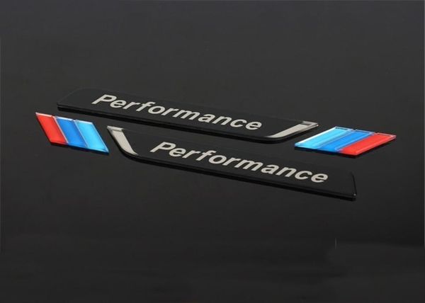 Bmw Performance M Sport Power Adesivo Materiale acrilico Coda Tronco Emblema Decalcomania per E46 E39 E60 E36 E90 F30 F20 F10 E30 E34 E38 E532379483