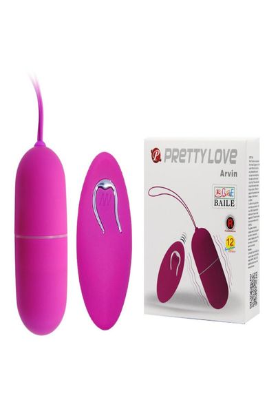 Pretty Love Fernbedienung 12 Geschwindigkeiten Vibrierende Eier Wireless Fach Bullet Vibrator Erwachsener Sexspielzeug für Frau Sexprodukte3373910