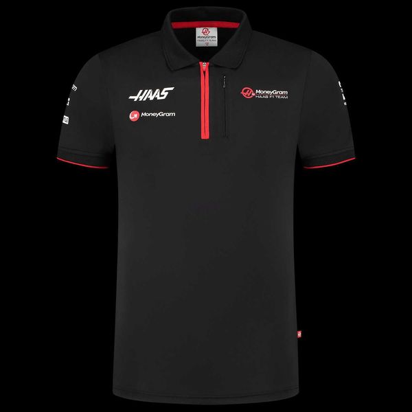 T-shirt da uomo 2024 F1 Racing Suit Polo Hass Racing Team Estate maniche corte risvolto T-shirt Asciugatura rapida Mens 4s Negozio 63t5
