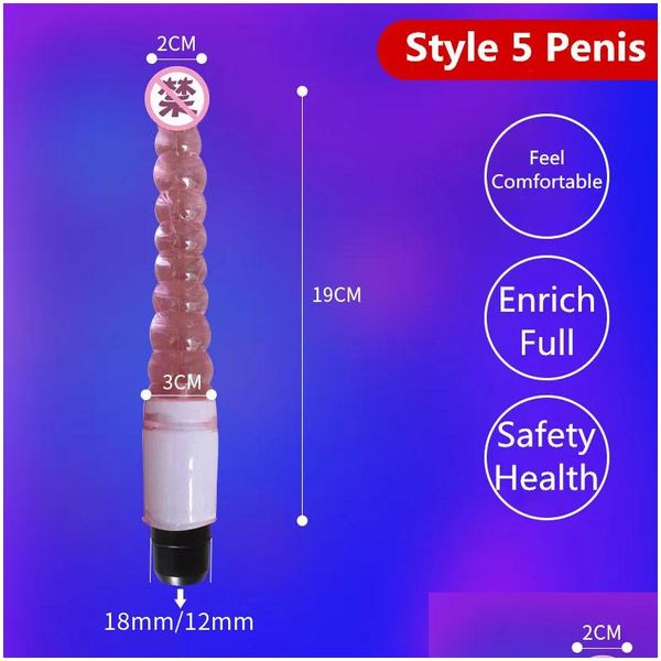 Altri articoli per massaggi Mas Hine Orgasmo vibratore spintore vibratore giocattoli pistola fasciale muscolo relax accessori per il corpo masturbazione femminile goccia Otfts