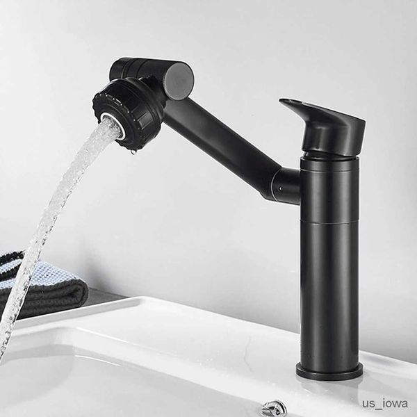 Rubinetti per lavandino del bagno Rubinetto per lavandino del bagno girevole a 360 gradi Rubinetto per lavandino del bagno rotante Rubinetto per doccia in ottone domestico Rubinetto idraulico Rubinetti per lavabo