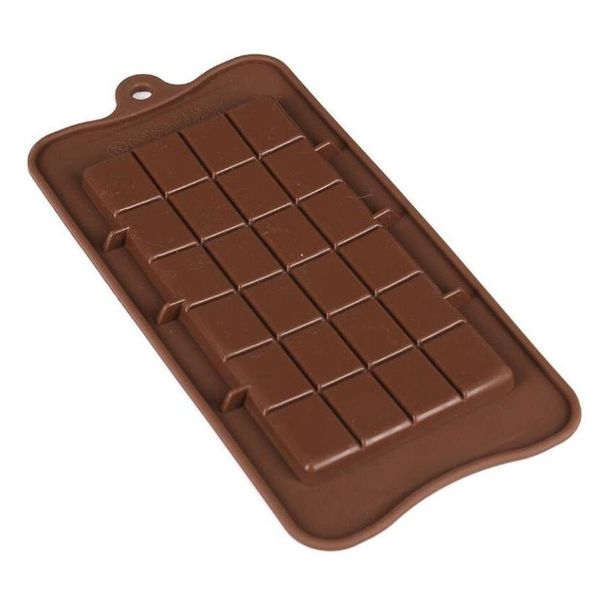 Инструменты для торта Форма для шоколада 24 полости Формы для выпечки торта Кухонные инструменты для выпечки Sile Candy Maker Sugar Mod Bar Block Ice Tray 1223353 Drop Deliv Dh10I