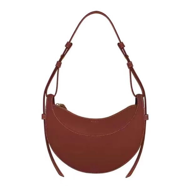 borsa firmata 10a borsa da donna borsa mezza luna di lusso in pura pelle bovina borsa a tracolla stile numero borsa per ravioli borsa da donna classica e alla moda borsa a tracolla di alta qualità