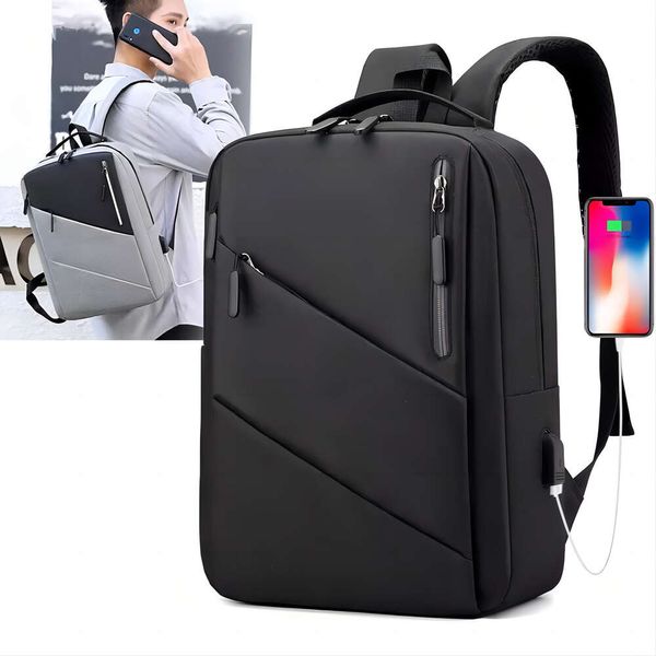 Benutzerdefinierte Business Wasserdichte Schule Laptop Taschen Pack Lieferant USB Lade Mochilas Frauen Smart Reise Rucksack Für Männer 39 32 92