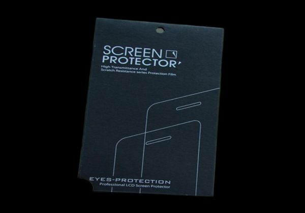 Scatola di imballaggio per la vendita al dettaglio Kraft in vetro temperato universale per la protezione dello schermo per iPhone 12 11 pro XR XS Max 8 7 6S SE2 Samsung S20 Ultra5809010