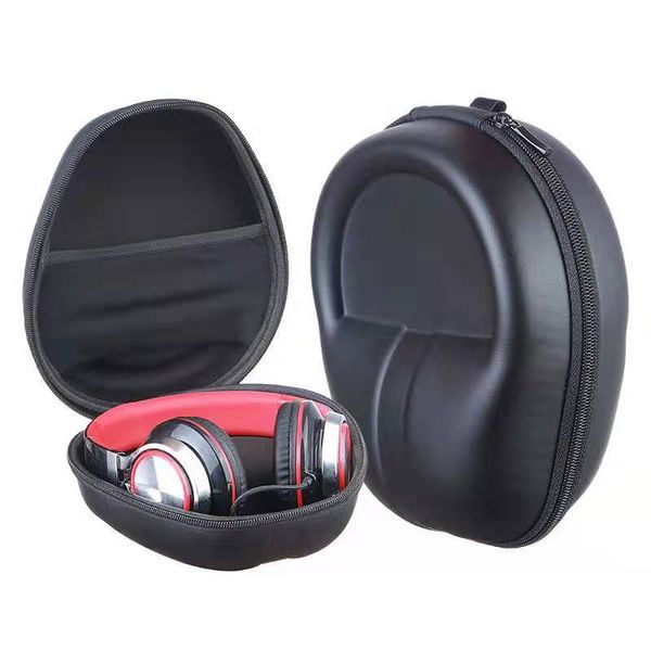 Custodia per cuffie in EVA antiurto Custodia portatile Accessori Bluetooth Scatola con cerniera Borsa per cuffie Borsa per auricolari