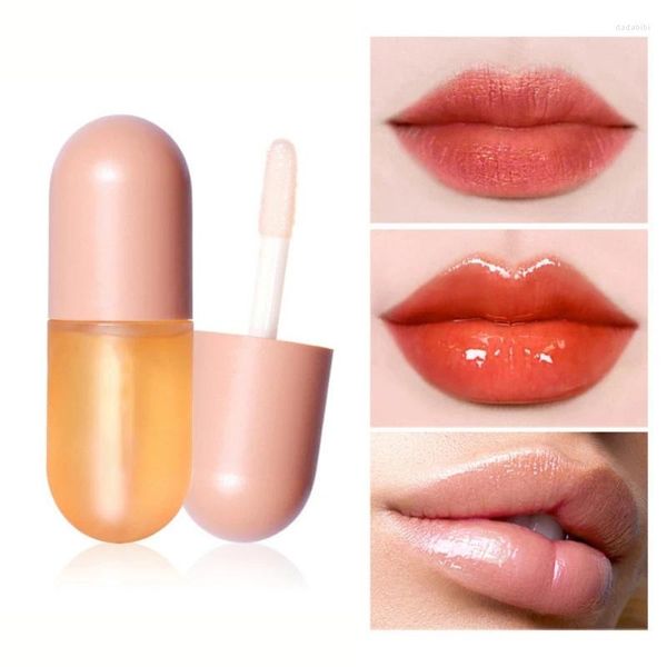 Lip Gloss 3ml Plumper Oil Brilhante Clear Maximizer Hidratante Maquiagem Matiz Cosmético Maquiagem Nutritivo Textura Suave