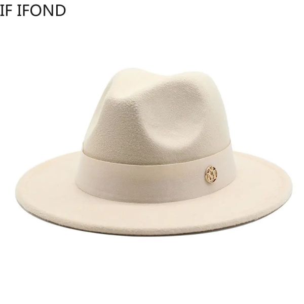 Maschere Nuovo cappello Fedora per donna Inverno Elegante moda Matrimonio formale Decorare Berretto da chiesa Cappello Panama Party Jazz chapeau femme