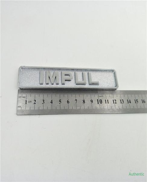 Для Nissan IMPUL хромированная серебряная эмблема на заднем хвосте наклейка с логотипом боковое крыло паспортная табличка 2949090
