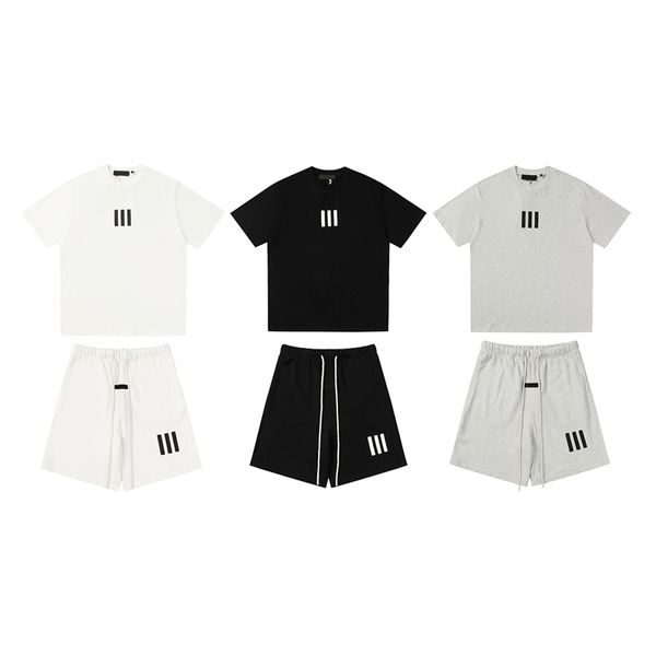 Designer neue Männer Haar FOGESSSS Kapok Schaum lässig lose High Street Kurzarm T-Shirt Shorts Set Sommer Männer und Frauen mögen - xl