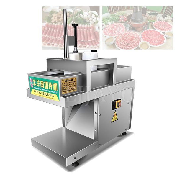 Affettatrice automatica per carne congelata, salsiccia, manzo, montone, fetta di taglio per rotoli 110V/220V