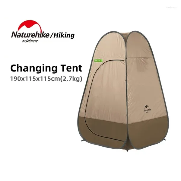Zelte und Schutzhütten Naturhike Ultra -Licht tragbare Camping -Camping -Fischerei Zelt -Dressing Dusche Mobile Toilette Klappern