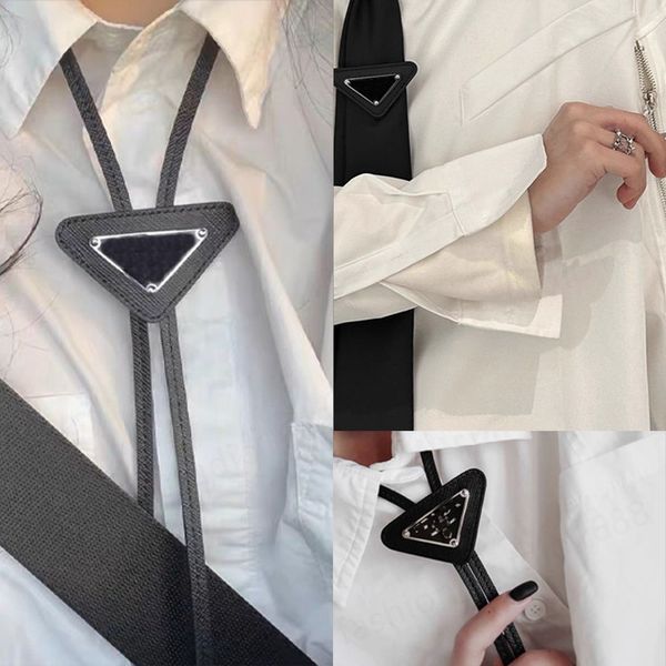 Роскошный дизайнерский галстук Мужской галстук Треугольный галстук мужской галстук-боло дизайнер Мужская женская официальная одежда черно-белый галстук с рисунком Буквы Меховые однотонные галстуки