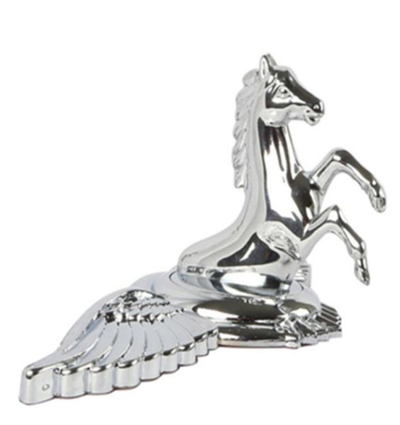 Cavalo suporte capô emblema forma de águia capô dianteiro do carro beleza emblema decalque adesivo universal ajuste acessório do carro decoração 3887900