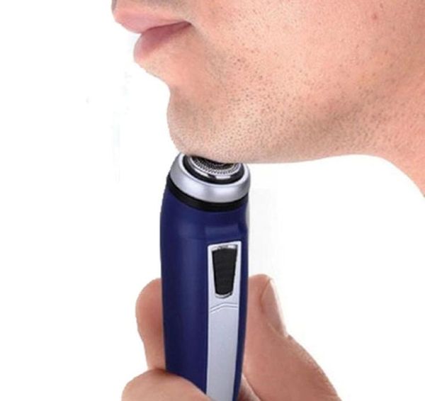 Portátil ao ar livre mini barbeador de uma cabeça men039s barbeador elétrico manual para men2451746