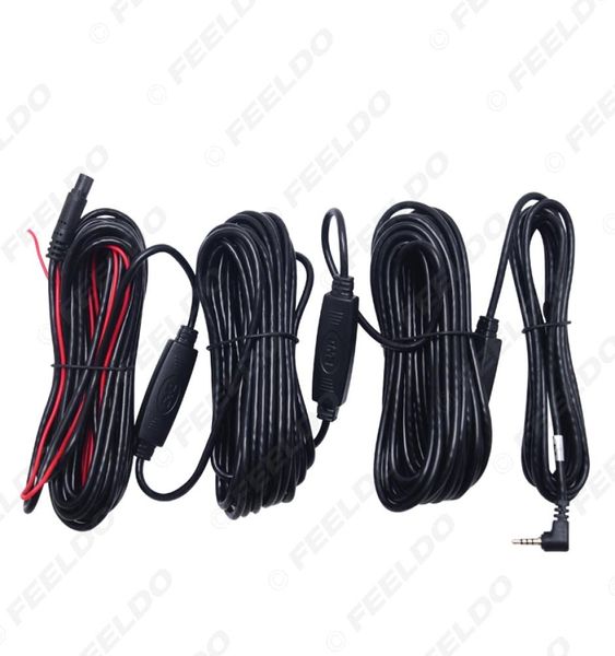 Conector jack trrs de 20m 25mm para cabo de extensão de vídeo de 5 pinos para caminhão van carro dvr câmera reversa 10483755803