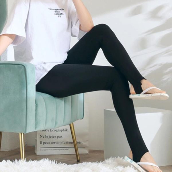 Mulheres meias de veludo collants primavera e outono meia-calça de cintura alta feminino elástico apertado sem costura perna nua artefato leggings