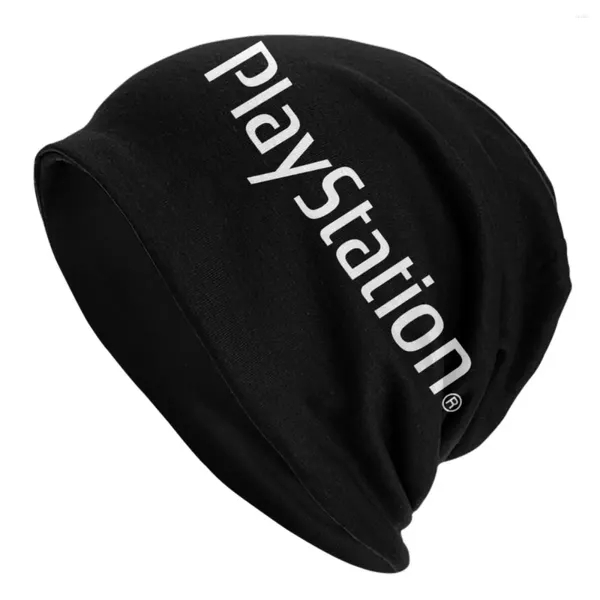 Berets Playstations Skullies Beanies Caps Homens Mulheres Unisex Streetwear Inverno Quente Malha Chapéu Adulto Jogo Gamer Presentes Bonnet Chapéus