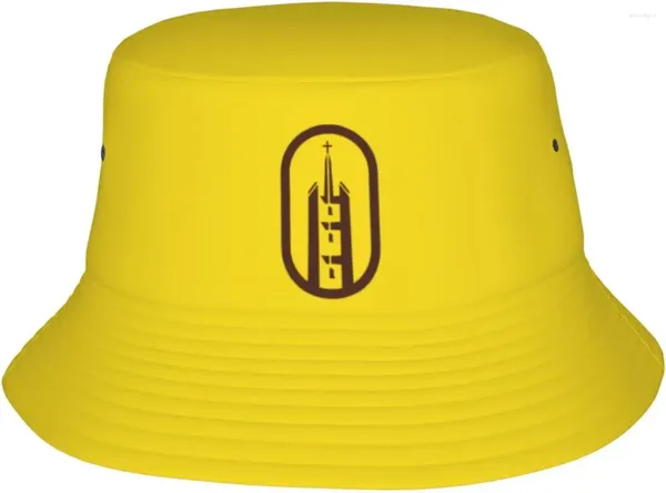 Boinas St Bonaventure University Logo Hats Bucket Fashion Sun Cap Packable Outdoor Fisherman Hat para mulheres e homens