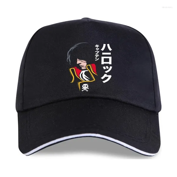 Ball Caps Klassische Space Pirate Captain Harlock Männer Baumwolle Japan Manga Baseball Cap Anime Top Harajuku Geschenk