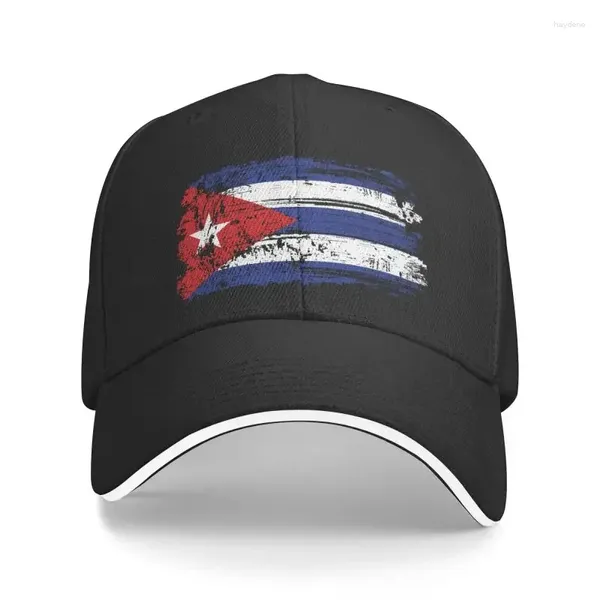 Capas de bola Cool Cuba Flag Baseball Cap homem Mulheres