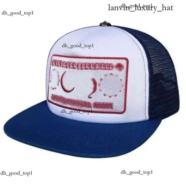 Chromees Hearts Moda Trend Beyzbol Çiçek Çöp Çapraz Kalpler Erkekler Snapbacks Mavi Şapkalar Yüksek Erkekler Siyah Kaliteli Kapalı Beyaz Tasarımcı Marka Kapakları Chrome 622