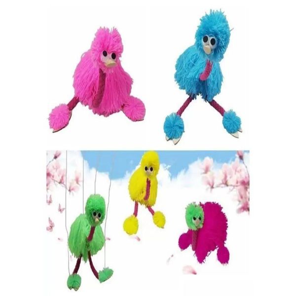 Brinquedo de descompressão 36 cm / 14 polegadas Muppets Animal Muppet Fantoches de mão Brinquedos P Avestruz Nette Boneca para Baby3344728 Drop Delivery Presentes Novelt Dhruc