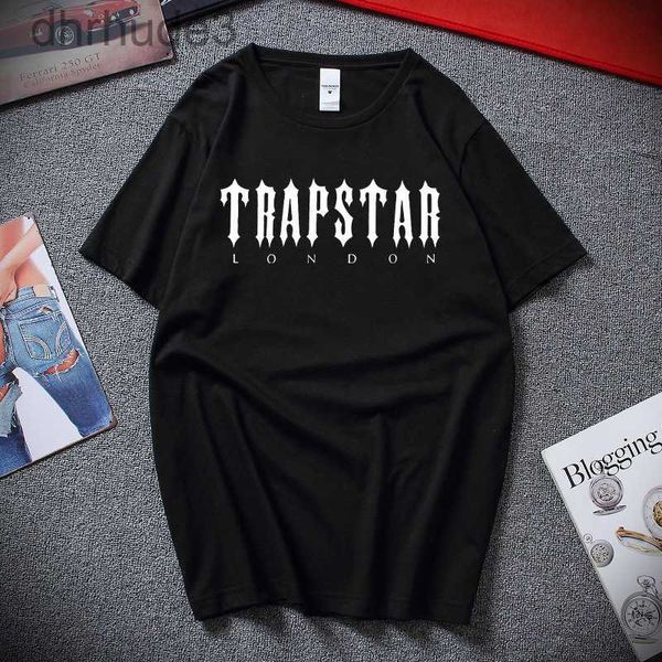 Mens Trapstar Camiseta Designer Homens Mulheres Hip Hop Top Nova Impressão T-shirt Verão Moda Preto Sportswear Marca Moletom Roupas Polo YSYR
