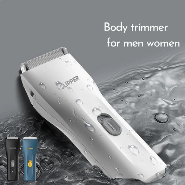 Elétrica dos homens corpo máquina de cortar cabelo bola braços pernas barbeador feminino bikini trimmer depilador pubic removedor de pêlos aliciamento barbear navalha 240219