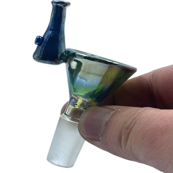 14mm 18mm ciotola maschio solida Ciotole di vetro pesanti ciotole per unghie accessori per fumatori per bong in vetro tubi dell'acqua all'ingrosso della fabbrica