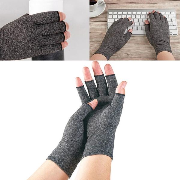 Radfahren Handschuhe 1 Paar Outdoor Halb Finger Kompression Joint Pflege Erholen Handgelenk Unterstützung Fitness Frauen Männer Armband