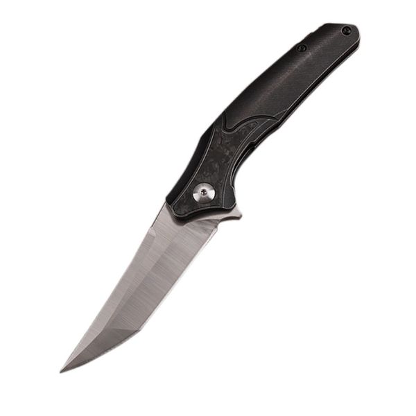 A2258 Высококачественный складной нож Flipper M390 Satin Tanto Point Blade с ЧПУ TC4 Ручка из титанового сплава Открытый EDC Карманные быстро открывающиеся складные ножи