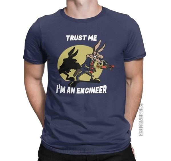 Vertrauen Sie mir, ich bin ein Ingenieur-T-Shirt für Männer, reine Baumwolle, Vintage-T-Shirt, Rundhalsausschnitt, technische T-Shirts, klassische Kleidung, Übergröße 2203258158978