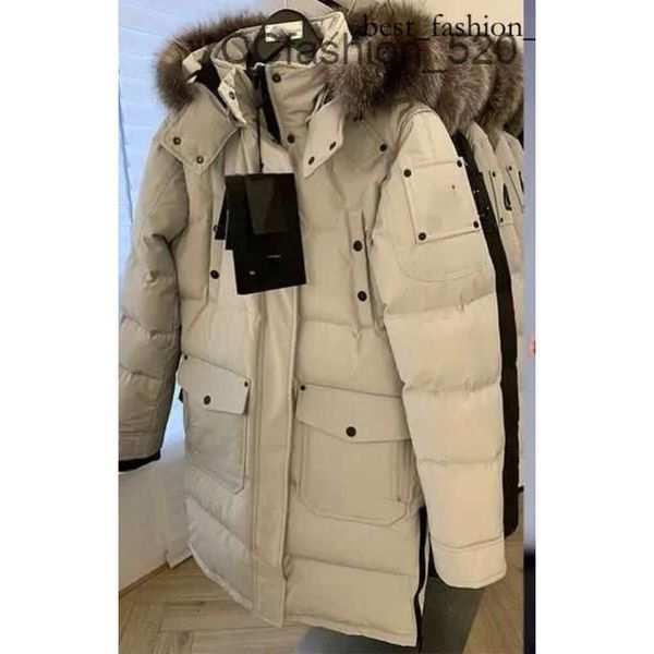 2024 Herren's Down Bomber Moose Knöcheljacke Männer Mäntel Hochwertige Pelz Frau Frau weiß und schwarzes Fell weiß Ente Down Jacke Frühling Promotion Clearance Verkauf 907