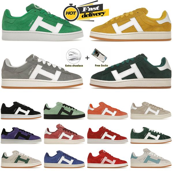 Designer Mens Mulheres Sapatos Casuais 00s Top Quality Respirável Melhor Scarlet Clear Rosa Escuro Verde Nuvem Branco Preto Branco Gum Low Sneakers Tamanho 36-45