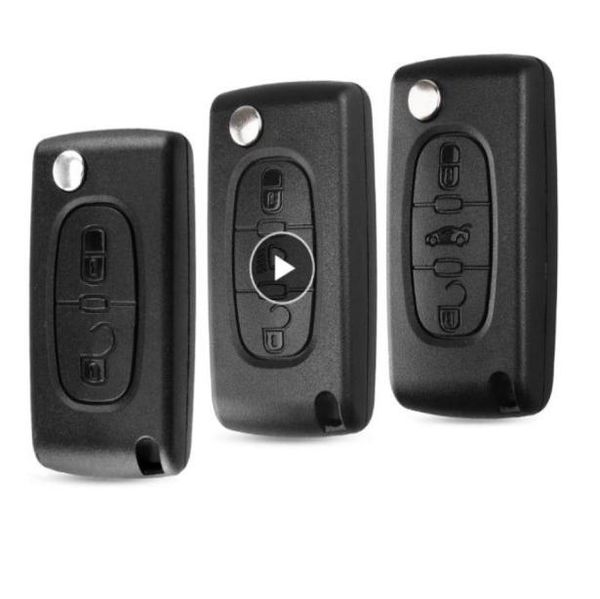 Peugeot 207 307 308 407 607 807 için Key