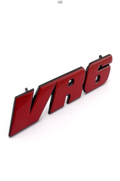 Golf3 decalque mk3 grade logotipo vermelho vr6 carro dianteiro grill emblema adesivo5283764