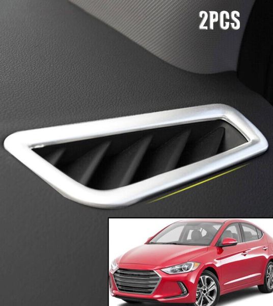 Chrome Air Vent Cover Trim Lünette Auslassrahmen für Hyundai Elantra AD 201720189650201
