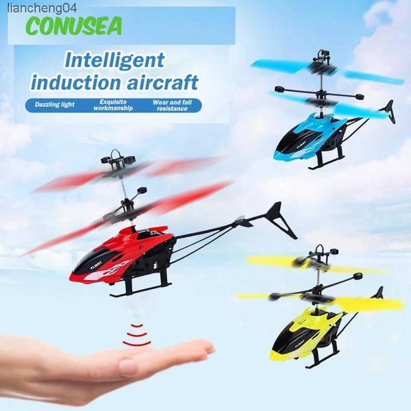 Aeronave elétrica/RC Helicóptero com detecção inteligente de gestos Brinquedos Ufo voadores para meninos Aeronave de indução Hover Aircraft Brinquedo de avião para crianças Crianças