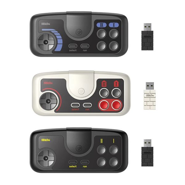 Gamepads 8bitdo PCE Core 2.4G Gamepad sem fio para PC Engine Mini PC Engine CoreGrafx Mini TurboGrafx16 Mini para Nintendo Switch