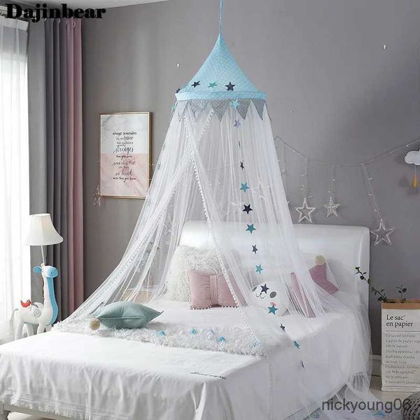 Krippe Netting Baby Zimmer Moskito Net Kid bett vorhang baldachin Runde Krippe Netting bett zelt baldachin Dekoration mädchen schlafzimmer zubehör dropship