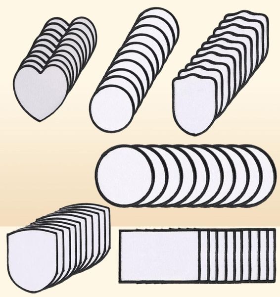 Sublimação em branco remendos tecido ironon blanks remendo de reparo de tecido para chapéus diy camisas sapatos suprimentos 9688933