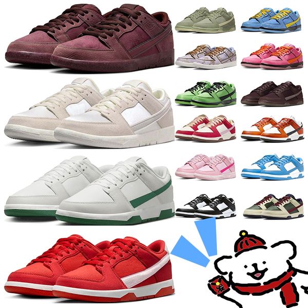 uomo donna panda scarpe da corsa basse City of Love Malachite San Valentino Triple Pink Panda Pastoral Print Night Sky scarpe da ginnastica basse scarpe da ginnastica sportive