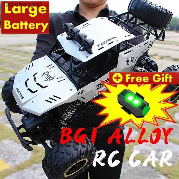 Carro elétrico/rc 4wd controle remoto off road rc carro rádio escalada super liga caminhão buggy 4x4 rtr veículo brinquedo elétrico para crianças presente infantil