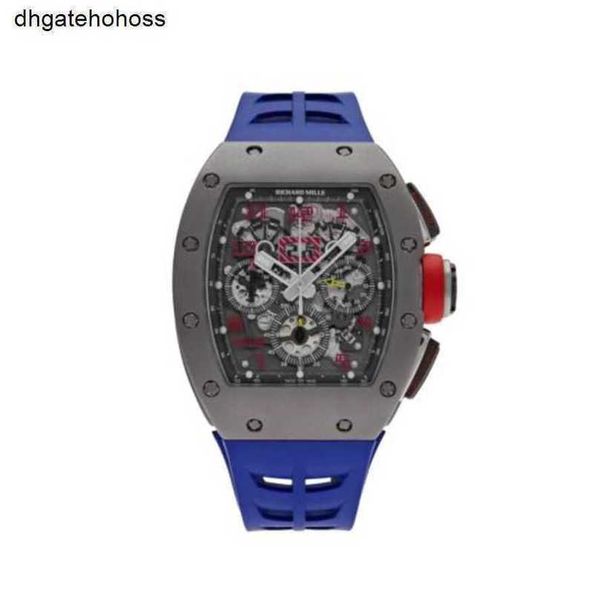 Часы Richardmills Швейцарские механические часы Richarsmilles Felipe Massa Titanium Rm011