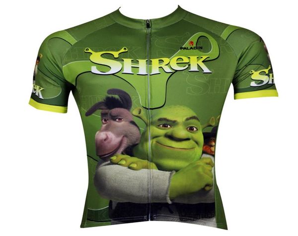 2020 Shrek Radtrikots coole Männer Fahrradbekleidung Kurzarm Fahrradbekleidung MTB Ropa Ciclismo Outdoor grün Fahrradkleidung2560216