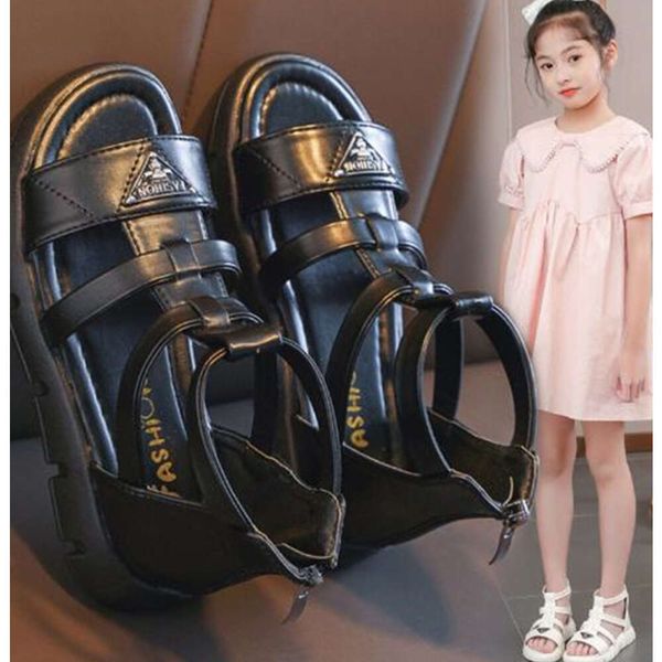 „Entzückende modische Sommer-Mädchensandalen für Kinder – Strandhausschuhe mit weichem Boden und Prinzessin-Römer-Design, perfekt für Kleinkinder und Kleinkinder.“